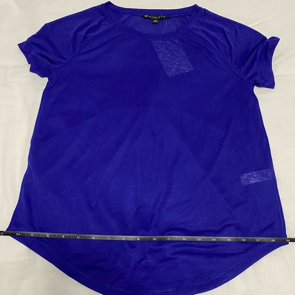 Athleta Pleated Short Sleeve Top Women’s XS NWT - Picture 9 of 11